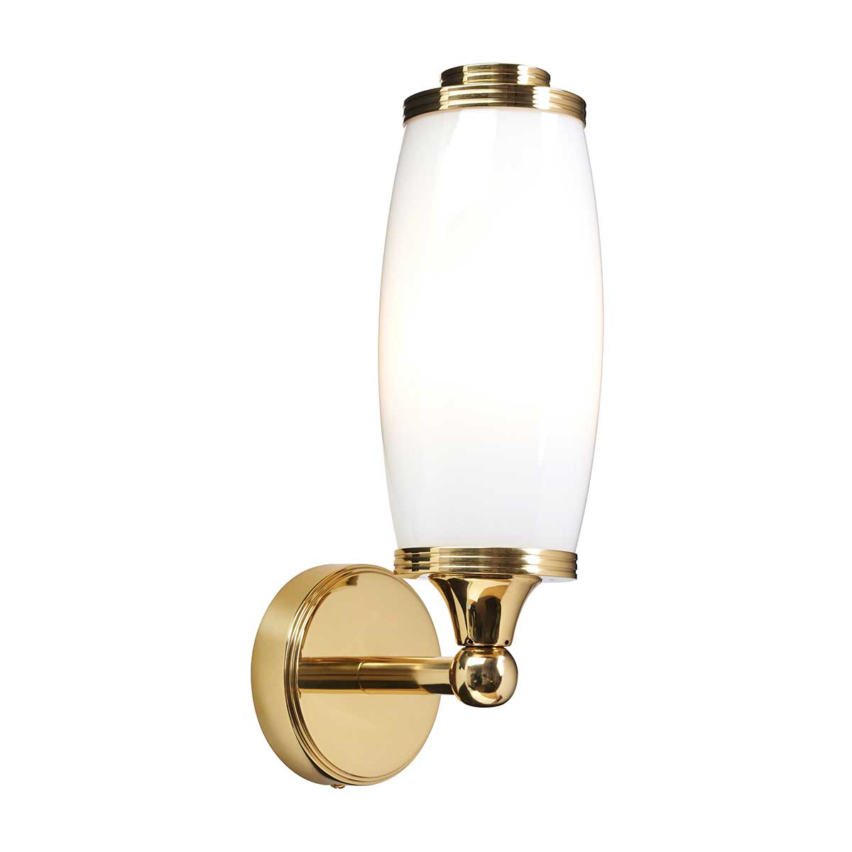 Eliot 28cm Poliertes Messing badezimmerlampe Von Elstead Lighting - Platzieren Sie je eine Leuchte links und rechts vom Badezimmerspiegel, um eine optimale Ausleuchtung und ein stilvolles Gesamtbild zu erzielen.