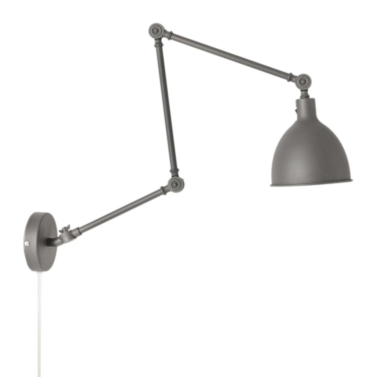 Bazar 122cm Grau wandlampe Von By Rydéns - In Kombination mit dimmbaren Leuchtmitteln ist die Leuchte dimmbar und eignet sich daher auch hervorragend als gem&uuml;tliche Beleuchtung und dekoratives Detail im Flur oder Wohnzimmer.