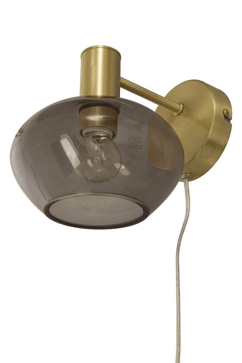 Bell Ø15 Rauchgrau wandlampe Von Aneta Lighting - 