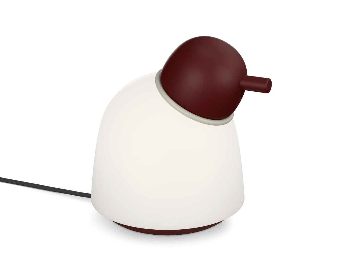 Bird 22cm Dunkelrot tischlampe Von Belid - 