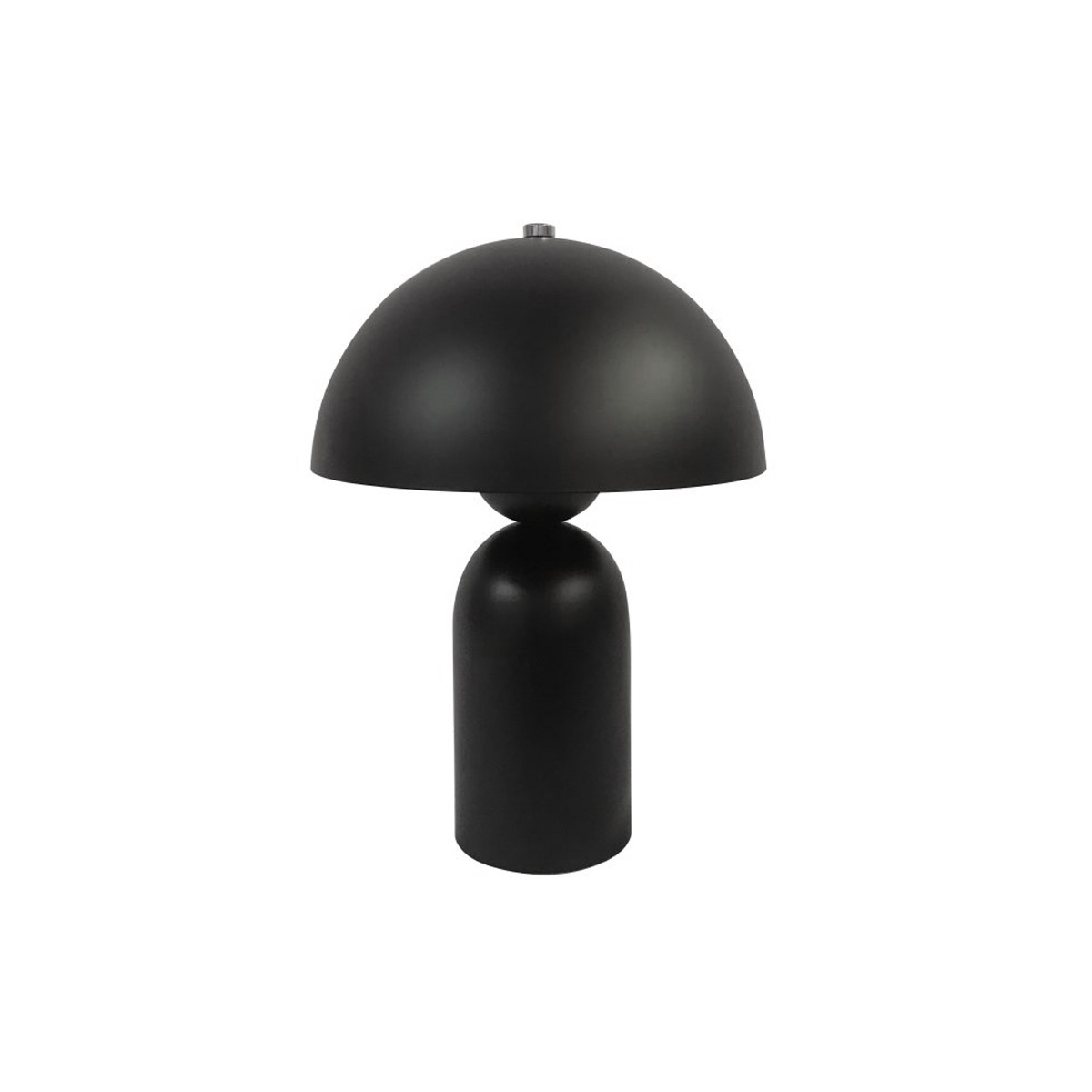 Capello 35cm Schwarz tischlampe Von Nordic Lighting - Das dekorative Chromdetail an der Oberseite verleiht der Leuchte einen eleganten Touch und macht sie zu einem sch&ouml;nen Blickfang in Schlafzimmern, Wohnzimmern und Fluren.