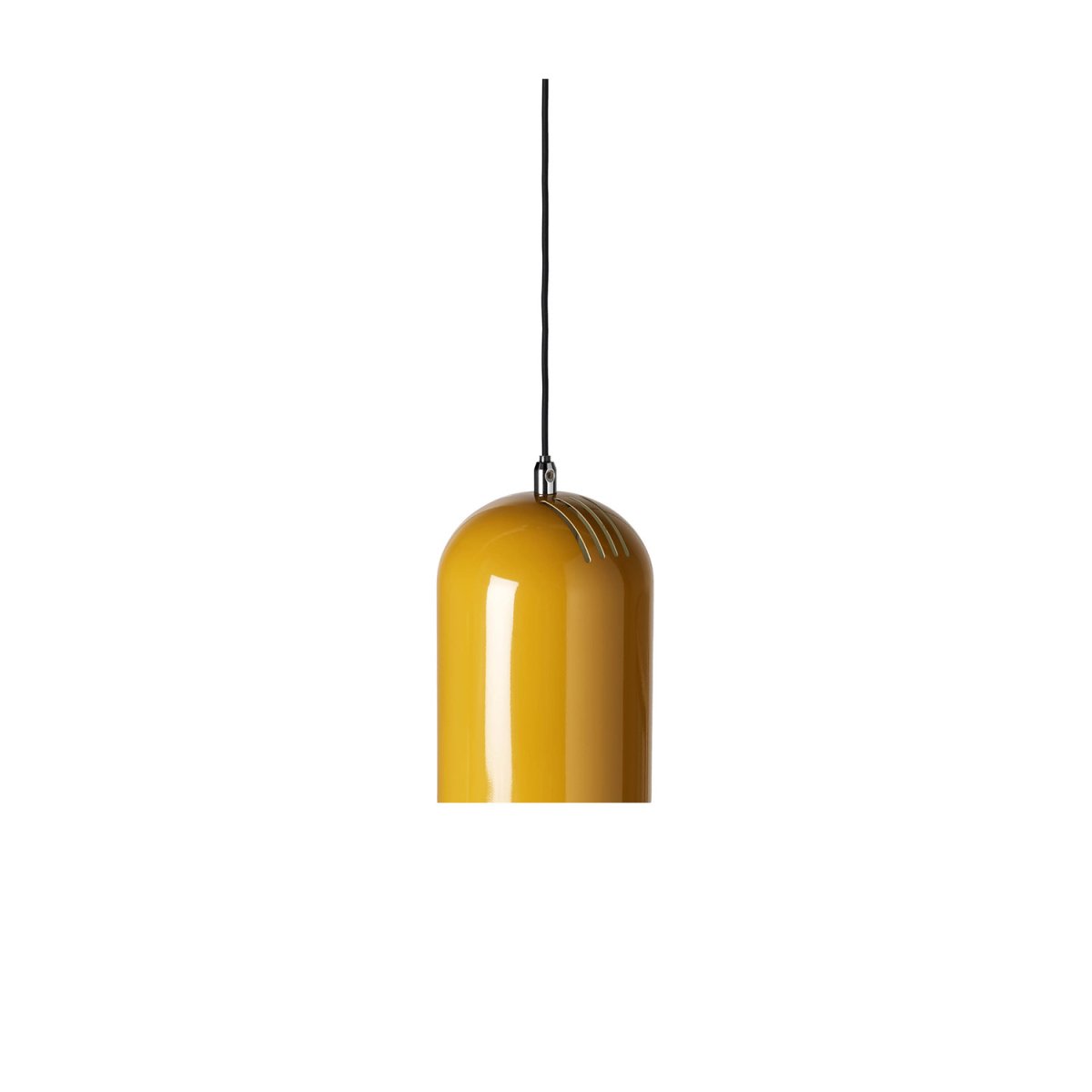 Lennon Ø12 Senf fensterlampe Von CO Bankeryd - Die Lampe kann einzeln über einer Werkbank in der Küche, in einem Fenster oder in einer Gruppe über dem Esstisch aufgehängt werden.