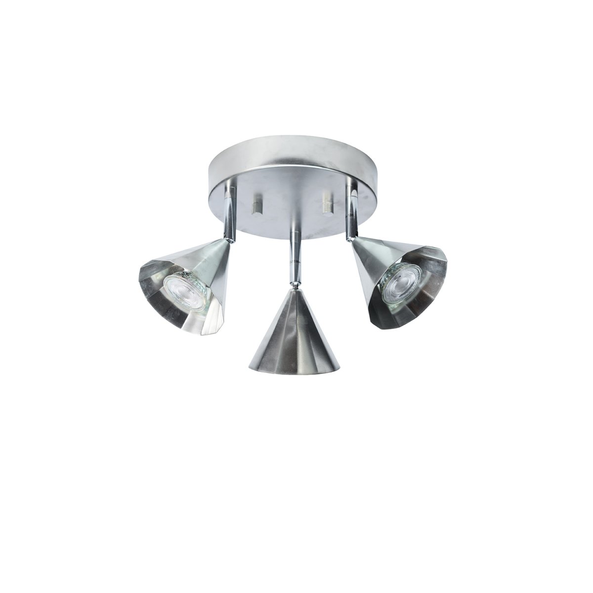 Rain 3 Silber spotlight Von CO Bankeryd - Rain ist eine vielseitige Deckenleuchte, die eine hervorragende Allgemeinbeleuchtung bietet und sich perfekt f&uuml;r Flur, Wohnzimmer, K&uuml;che oder Schlafzimmer eignet.