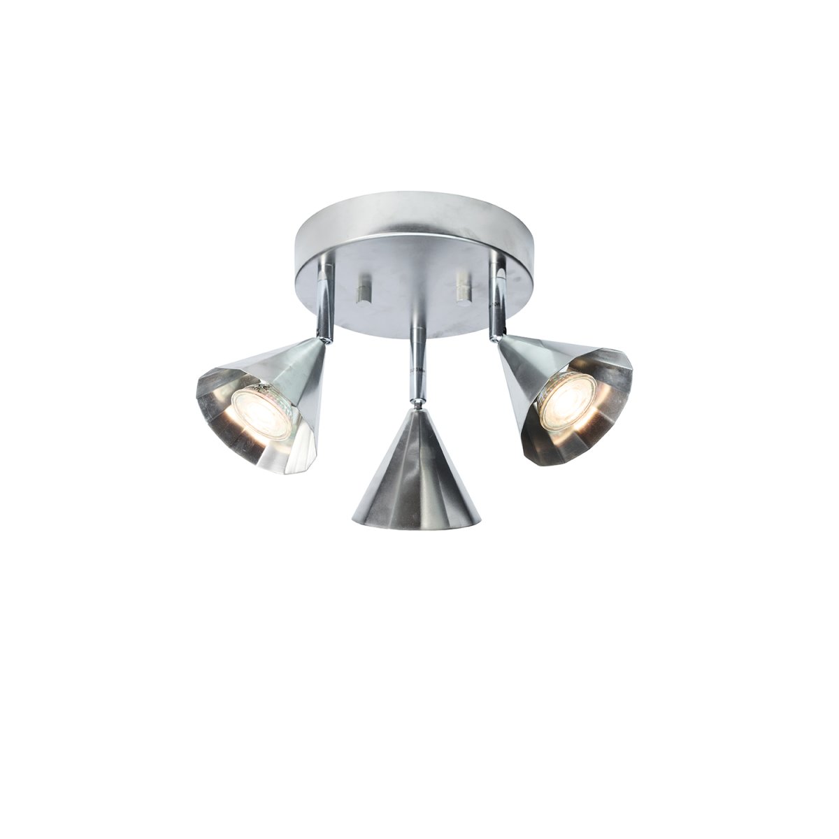 Rain 3 Silber spotlight Von CO Bankeryd - Rain ist eine vielseitige Deckenleuchte, die eine hervorragende Allgemeinbeleuchtung bietet und sich perfekt f&uuml;r Flur, Wohnzimmer, K&uuml;che oder Schlafzimmer eignet.