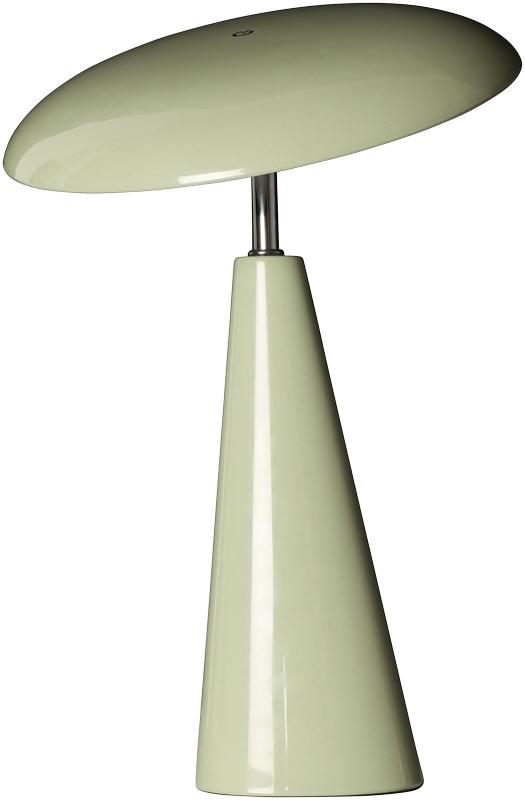 Audrey 33cm Hellgrün tragbare Von Eja - Die integrierte LED-Beleuchtung sorgt für ein angenehmes Licht, und die Lampe ist dimmbar, um die gewünschte Atmosphäre im Raum zu schaffen.