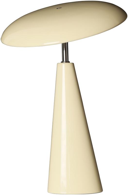 Audrey 33cm Beige tragbare Von Eja - Die integrierte LED-Beleuchtung sorgt für angenehmes Licht, und die Leuchte ist dimmbar, um die gewünschte Atmosphäre im Raum zu schaffen.