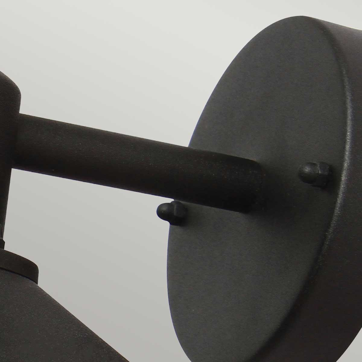Copenhagen Ø22 Schwarz außenlampe Von Elstead Lighting - Tillverkad av rostfritt st&aring;l i svart finish och glas, erbjuder den en h&aring;llbar och v&auml;dert&aring;lig konstruktion som passar perfekt f&ouml;r fasader, entr&eacute;er och uteplatser.