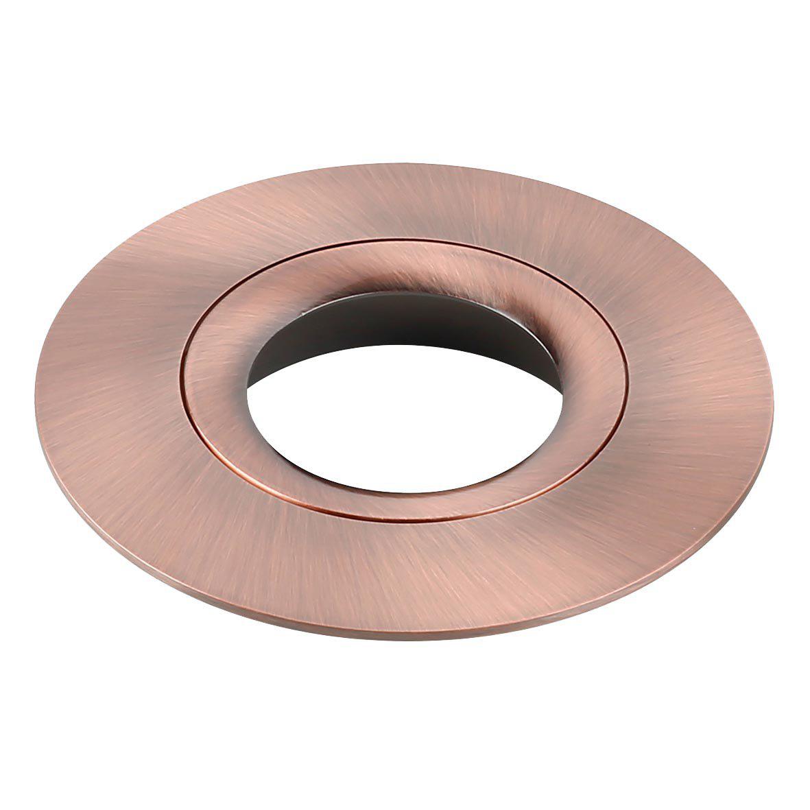 D-007 Dekorring Antike Bronze Von Designlight - Die Frontblende Ihrer schwenkbaren Downlights der Serie D-007 l&auml;sst sich einfach abschrauben und austauschen.