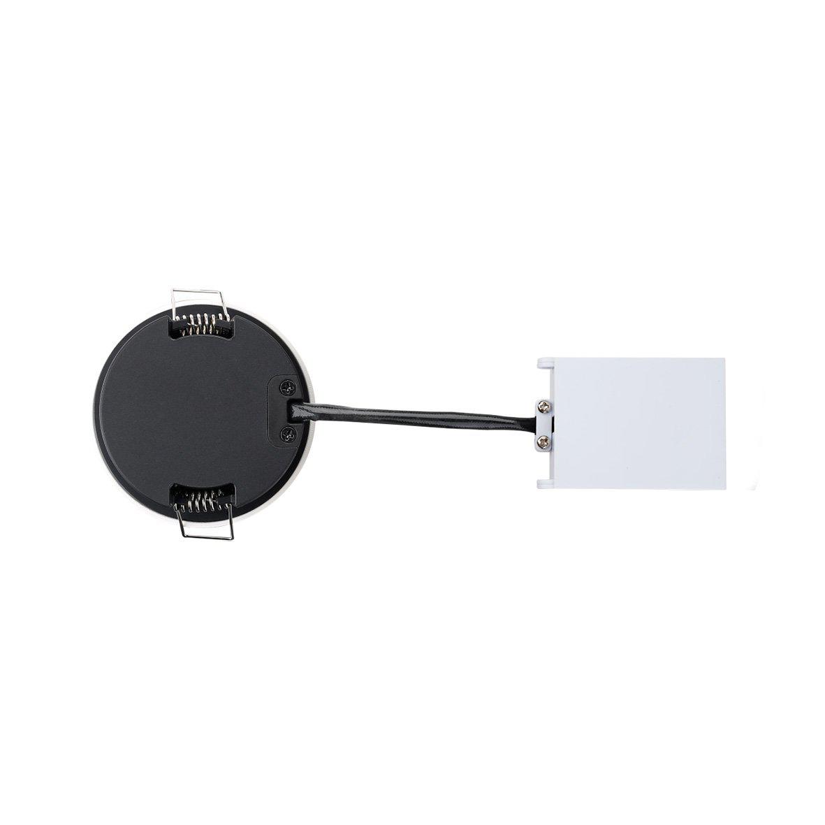 Tenny Downlight GU10 Weiß Von Designlight - Bei Einhaltung der empfohlenen Leistung des Leuchtmittels kann die Leuchte direkt in D&auml;mmmaterial montiert werden.