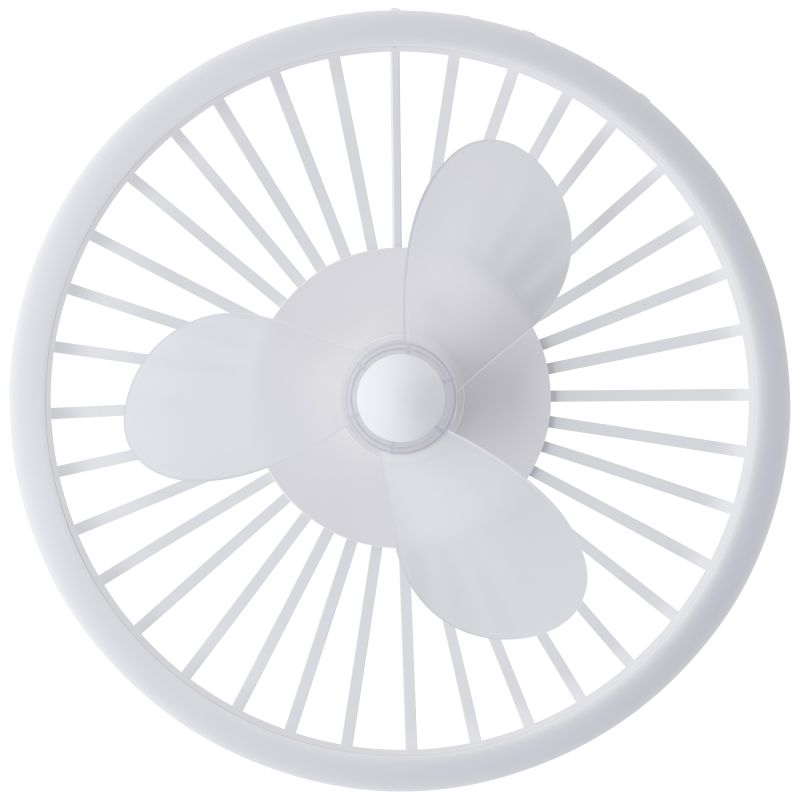 Capo Ø48 Weiß Von Brilliant - Im Sommer sorgt er f&uuml;r eine angenehme Brise, w&auml;hrend die Umkehrfunktion im Winter die warme Luftzirkulation unter der Decke unterst&uuml;tzt und so f&uuml;r ein komfortableres und energieeffizienteres Raumklima sorgt.