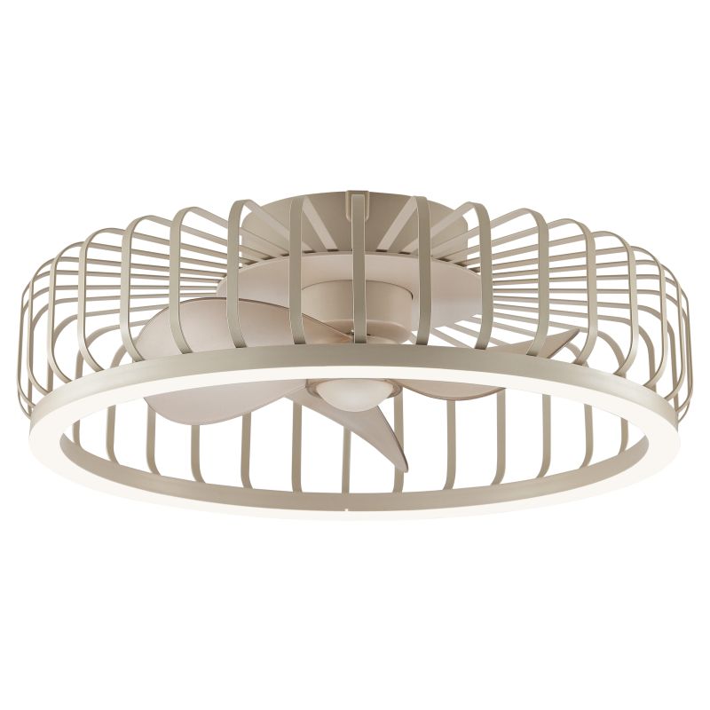 Capo Ø48 Beige Von Brilliant - Im Sommer sorgt er f&uuml;r eine angenehme Brise, w&auml;hrend die Umkehrfunktion im Winter die warme, unter der Decke gesammelte Luft zirkulieren l&auml;sst und so f&uuml;r ein angenehmeres und energieeffizienteres Raumklima sorgt.