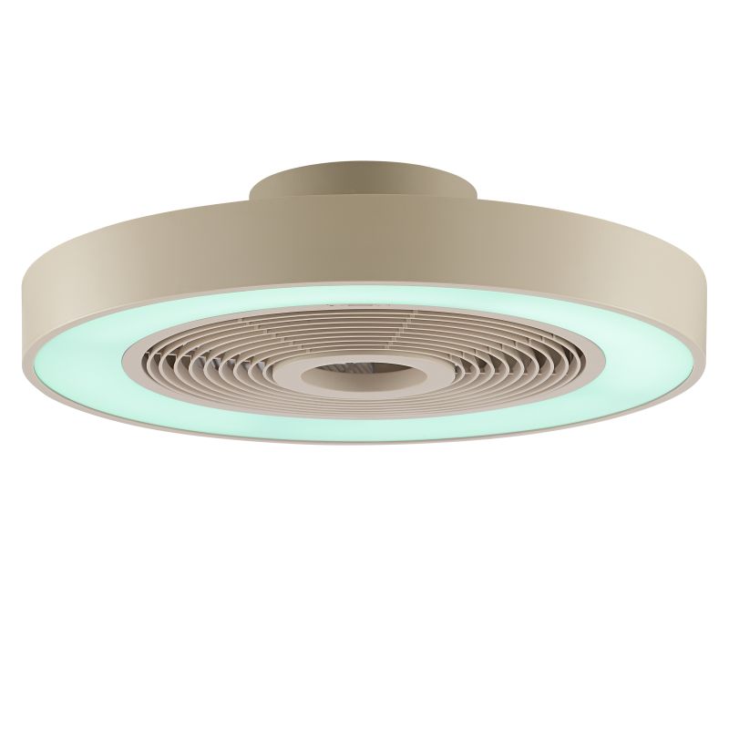 Catania Ø48 Beige Von Brilliant - Im Sommer erzeugt er eine k&uuml;hlende Brise, w&auml;hrend die Umkehrfunktion im Winter die warme Luft gleichm&auml;&szlig;ig im Raum verteilt und so f&uuml;r mehr Komfort und Energieeffizienz sorgt.