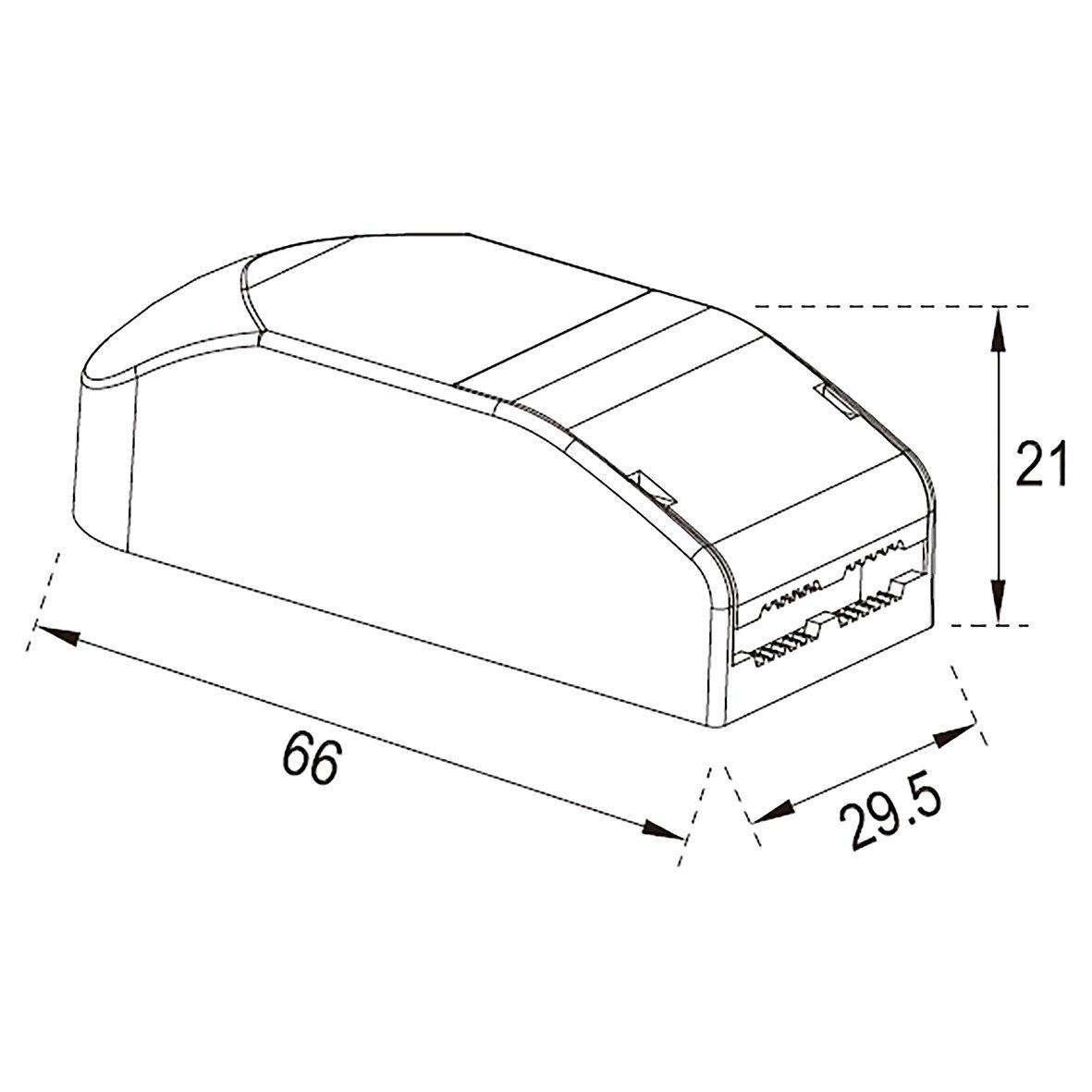 Q-16 Mini Downlight 3000K Weiß Von Designlight - Die Leuchte hat eine Lichtleistung von 3,5 W und einen Gesamtverbrauch (inkl.