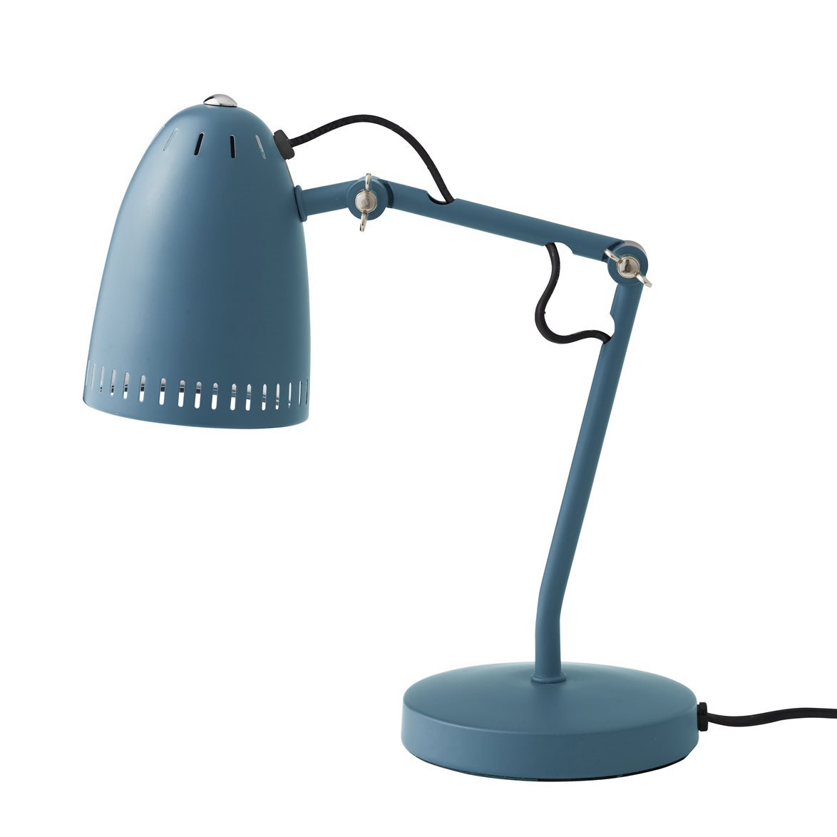 Zoombild von Dynamo 40cm Grün-Blau schreibtischlampe Von Superliving - Das minimalistische Design und die robuste Konstruktion der Lampe verbinden Stil mit Haltbarkeit und machen sie zu einem idealen Detail sowohl für moderne als auch für klassische Umgebungen.