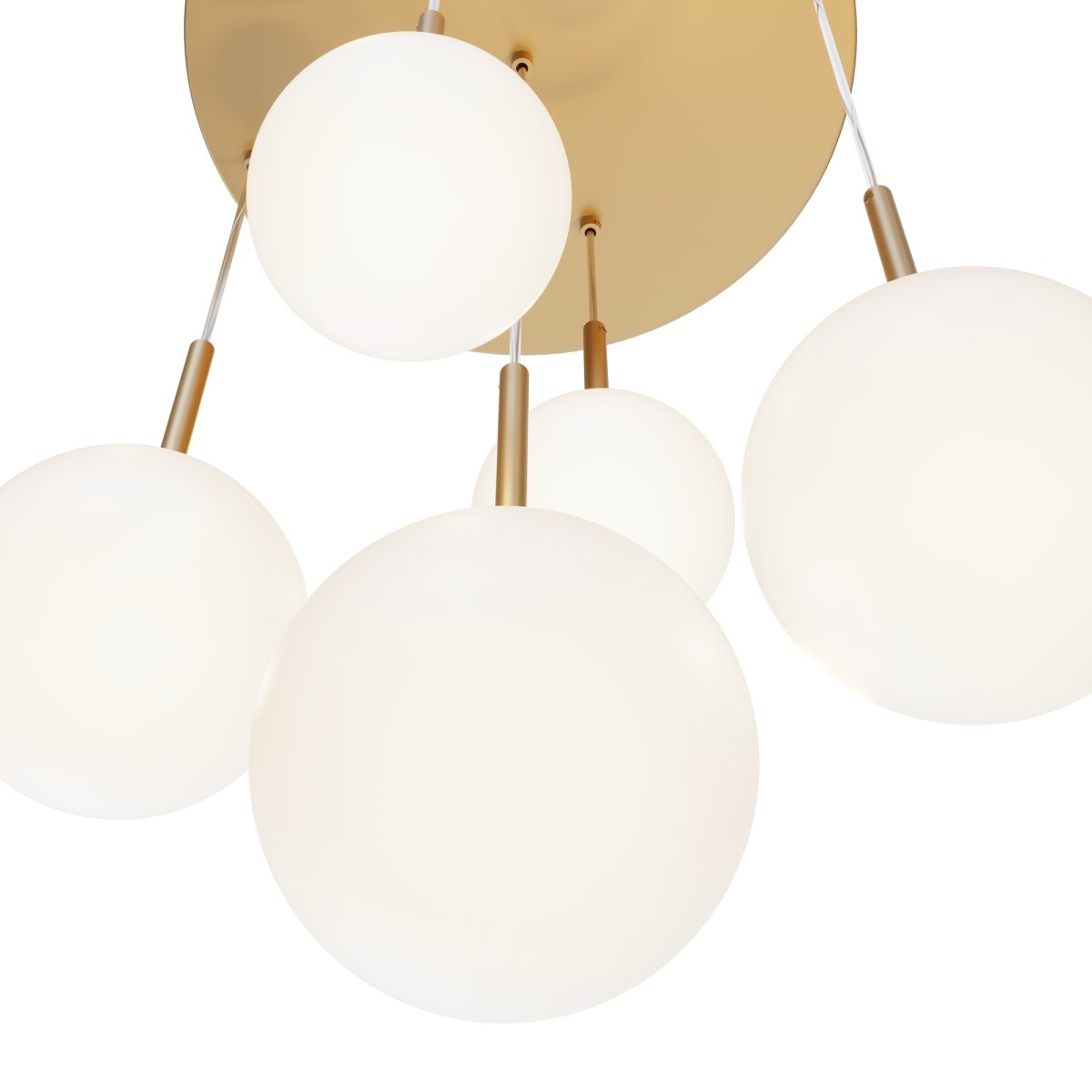 Basic form Ø58 Gold hängelampe Von Maytoni - Das hängende Design der Lampe sorgt für ein weiches und gleichmäßiges Licht, das die Atmosphäre verbessert und eine angenehme Stimmung erzeugt.