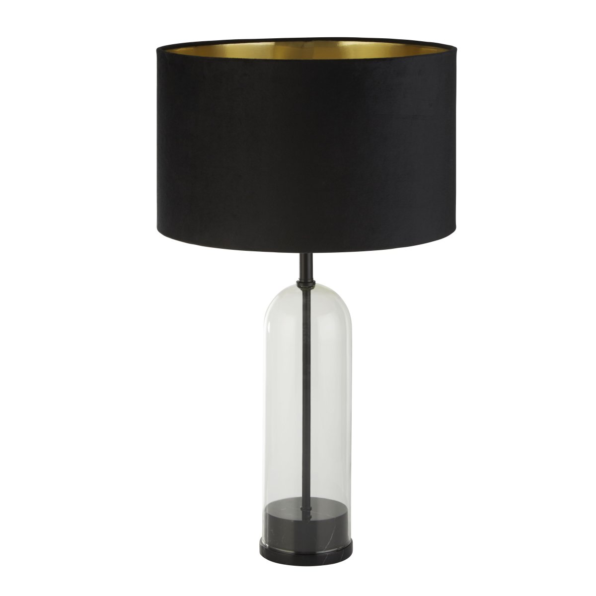 Oxford 44cm Schwarz tischlampe Von Searchlight - Es eignet sich perfekt als Innenbeleuchtung und verleiht Ihrem Zuhause eine elegante und funktionale Note.
