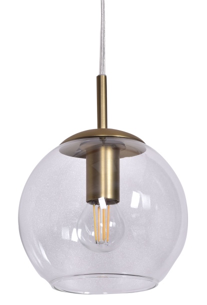 Globi Ø15 Messing/transparent fensterlampe Von Nordic Lighting - Die Globi Fensterleuchte ist eine stilvolle und moderne Lampe, die jedem Raum eine warme und gem&uuml;tliche Atmosph&auml;re verleiht.