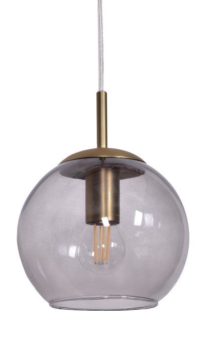 Globi Ø15 Messing/geräuchert fensterlampe Von Nordic Lighting - Die Globi Fensterleuchte ist eine stilvolle und moderne Lampe, die jedem Raum eine warme und gem&uuml;tliche Atmosph&auml;re verleiht.