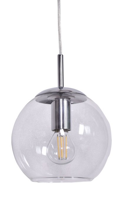 Globi Ø15 Chrome/transparent fensterlampe Von Nordic Lighting - Die Globi Fensterleuchte ist eine stilvolle und moderne Lampe, die jedem Raum eine warme und gem&uuml;tliche Atmosph&auml;re verleiht.