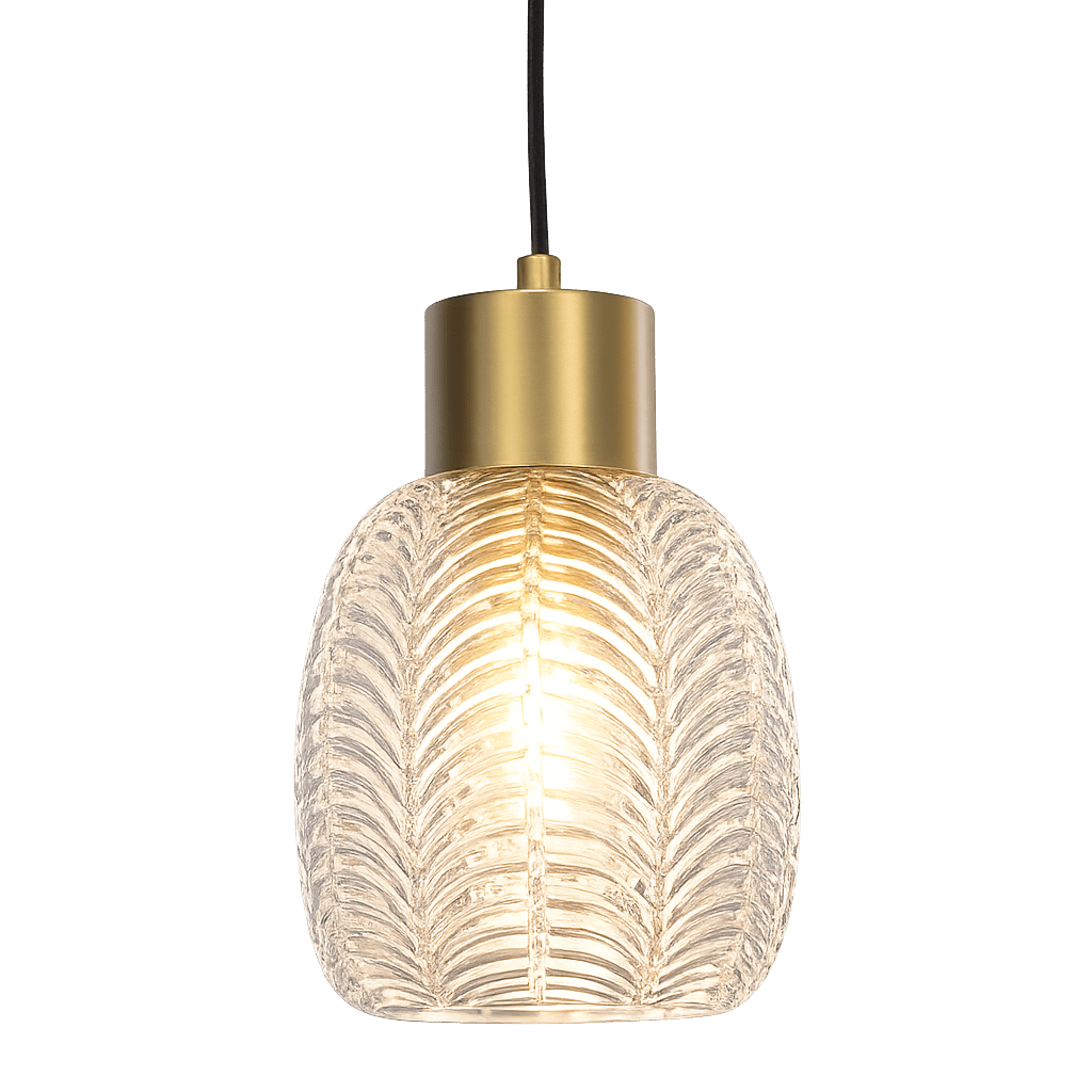 Tabaco Ø14 Transparent/Gold fensterlampe Von Lampan - Sie eignet sich perfekt f&uuml;r die Fensterbank und schafft eine einladende Atmosph&auml;re mit Charakter und Stil.
