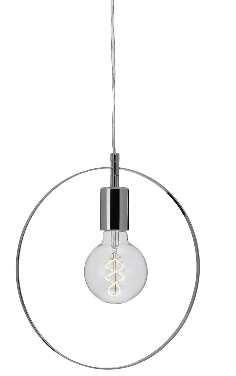 Zoombild von Spartan ringo Ø30 Chrom fensterlampe Von Cottex - Das runde Design vermittelt ein luftiges und elegantes Gef&uuml;hl und hebt gleichzeitig die Lichtquelle hervor.