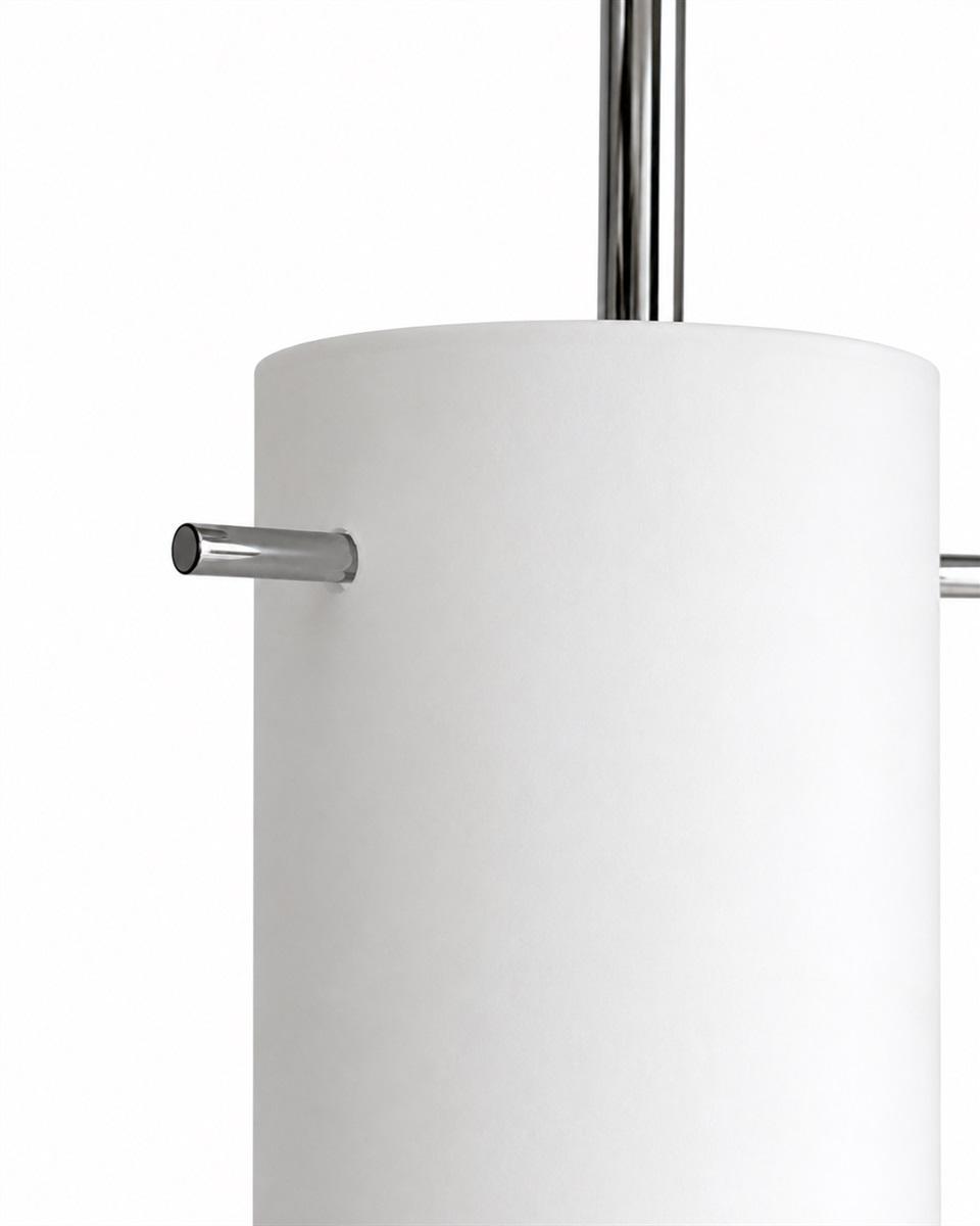 Cilinda Ø7 Chrom/Weiß fensterlampe Von Nordic Lighting - Cilinda ist eine zeitlose Fensterlampe mit stilvollem Design.