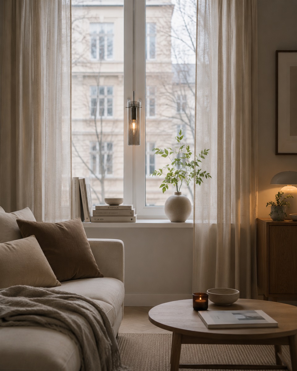 Cilinda Ø7 Chrome/geräuchert fensterlampe Von Nordic Lighting - Cilinda ist eine zeitlose Fensterlampe mit elegantem Design.