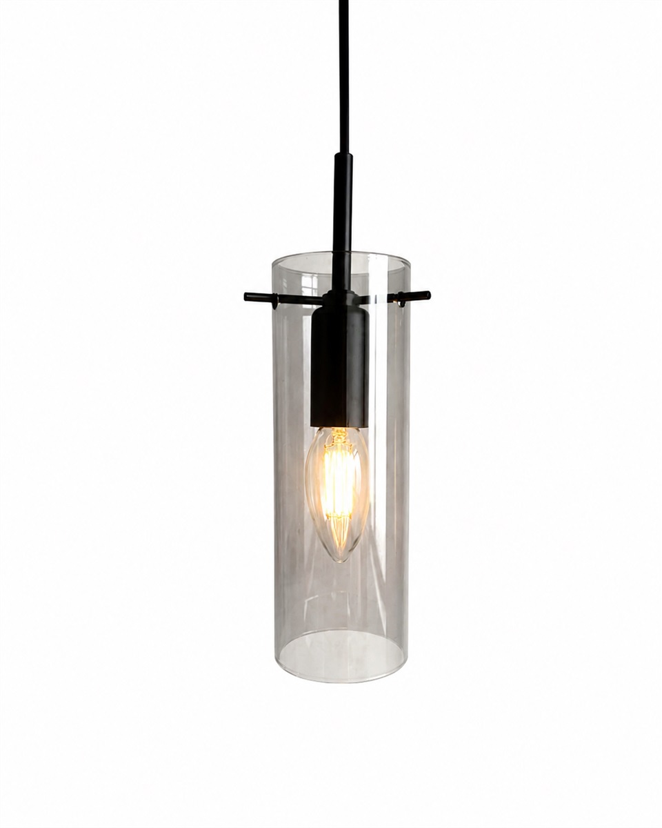 Cilinda Ø7 Schwarz/Rauchig fensterlampe Von Nordic Lighting - Cilinda ist eine zeitlose Fensterlampe mit elegantem Design.