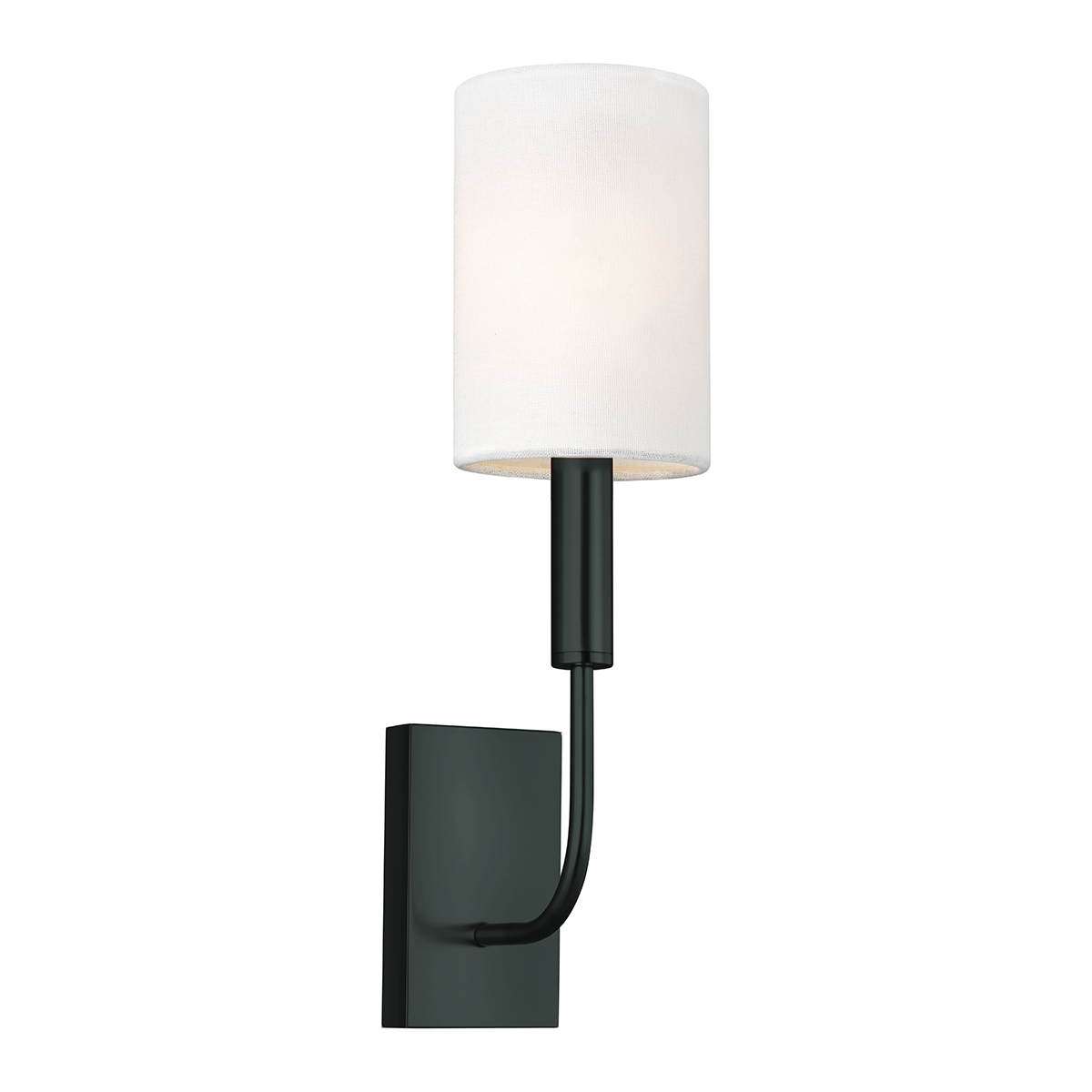 Brianna 36cm Schwarz wandlampe Von Elstead Lighting - Brianna ist eine dekorative Wandleuchte mit luftigem, minimalistischem Design.
