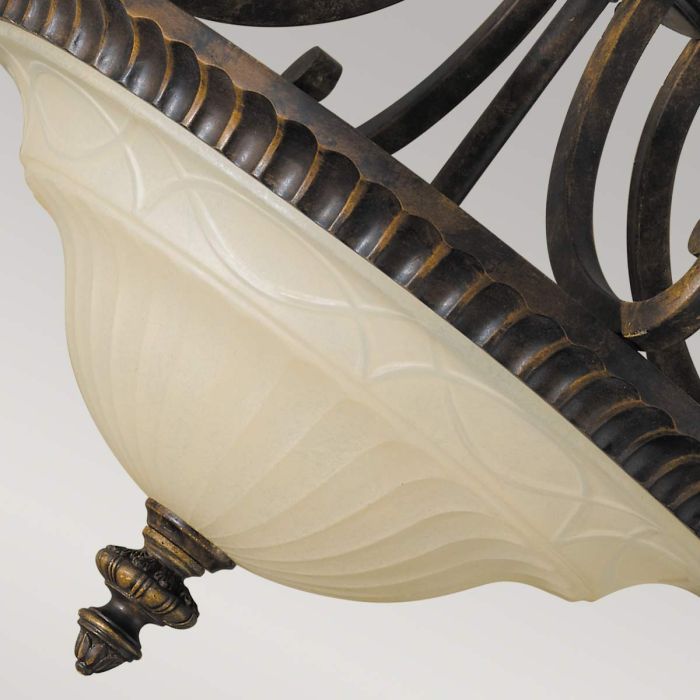 Drawing Room Ø44 Bronze deckenleuchte Von Elstead Lighting - Drawing Room &auml;r en kollektion i klassisk edvardiansk stil.