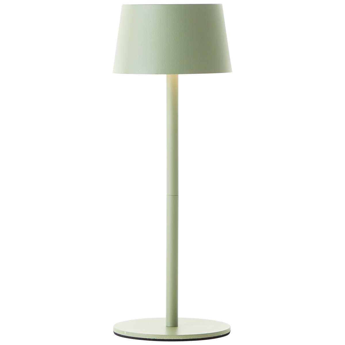 Jona 25cm Grün tragbare Von Brilliant - Jona ist eine kleine tragbare Tischlampe aus gr&uuml;nem Metall.