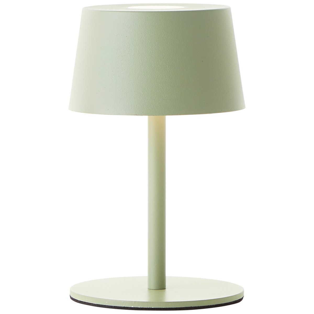 Jona 25cm Grün tragbare Von Brilliant - Jona ist eine kleine tragbare Tischlampe aus gr&uuml;nem Metall.