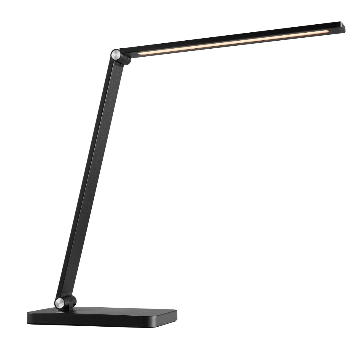 Lomina 38cm Schwarz schreibtischlampe Von Brilliant - Dank der USB-C- und USB-Anschlüsse können Sie externe Geräte direkt an der Leuchte aufladen.