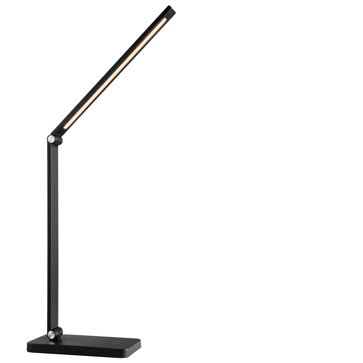 Lomina 38cm Schwarz schreibtischlampe Von Brilliant - Dank der USB-C- und USB-Anschlüsse können Sie externe Geräte direkt an der Leuchte aufladen.