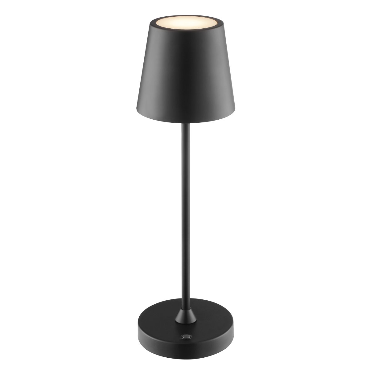 Elora 37cm Schwarz tragbare Von Brilliant - Sie ist außerdem IP44-zertifiziert, spritzwassergeschützt und somit für den Außenbereich geeignet – für eine lange Lebensdauer sollte sie jedoch im Innenbereich aufbewahrt und aufgeladen werden.