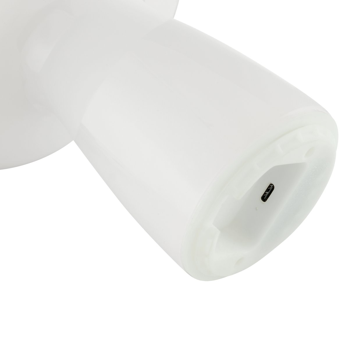 Erik 22cm Weiß tragbare Von Brilliant - Die Leuchte ist über den integrierten Touch-Dimmer am Sockel dreistufig dimmbar, sodass sich die Helligkeit je nach Anlass leicht anpassen lässt.