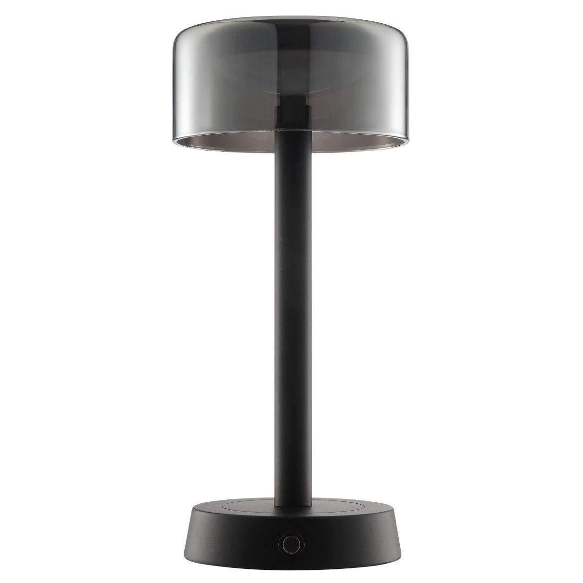 Razor 26cm Schwarz tragbare Von Brilliant - Die Leuchte ist über den Touch-Dimmer am Sockel dreistufig dimmbar und sorgt so für flexible Helligkeit je nach Bedarf und Stimmung.