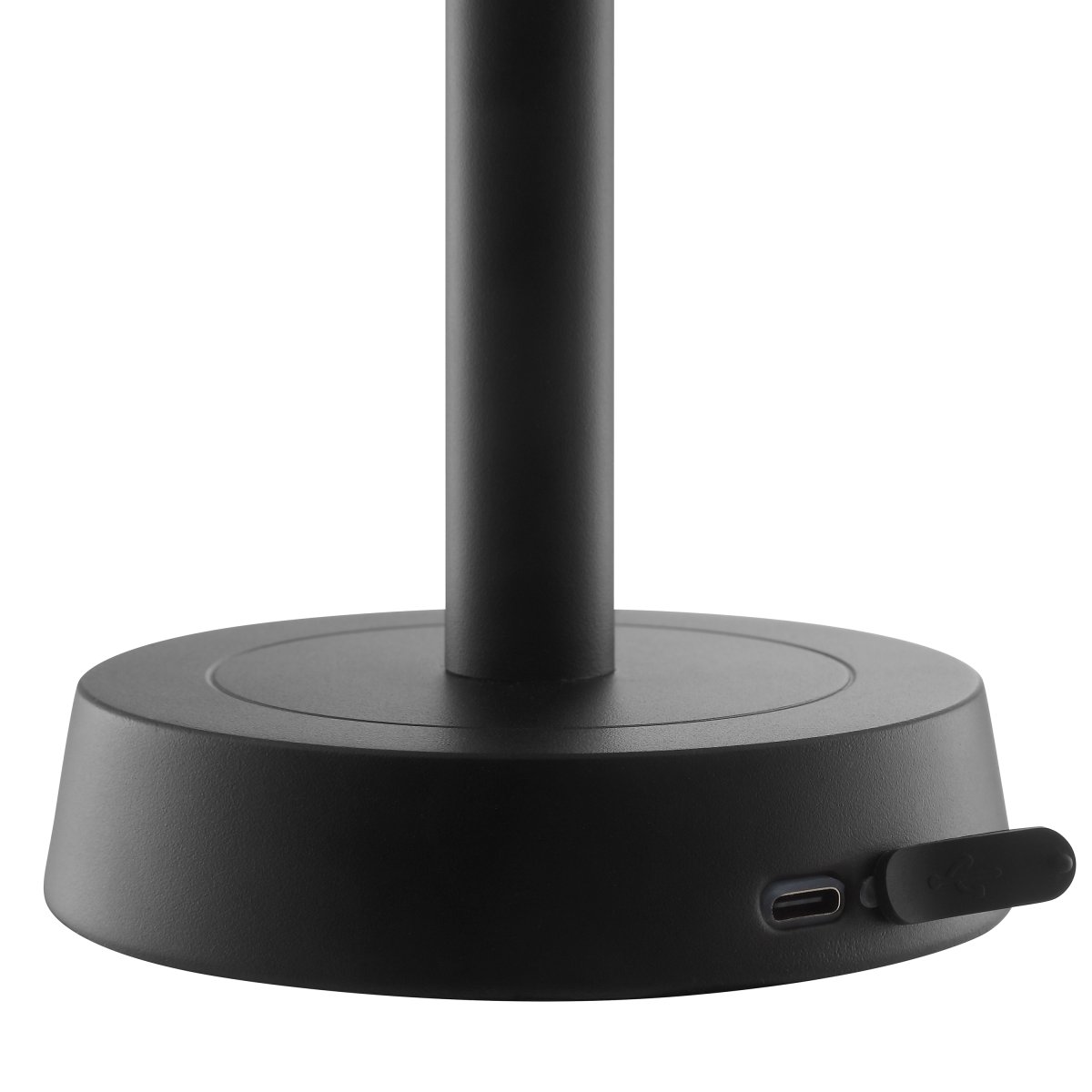 Razor 26cm Schwarz tragbare Von Brilliant - Die Leuchte ist über den Touch-Dimmer am Sockel dreistufig dimmbar und sorgt so für flexible Helligkeit je nach Bedarf und Stimmung.