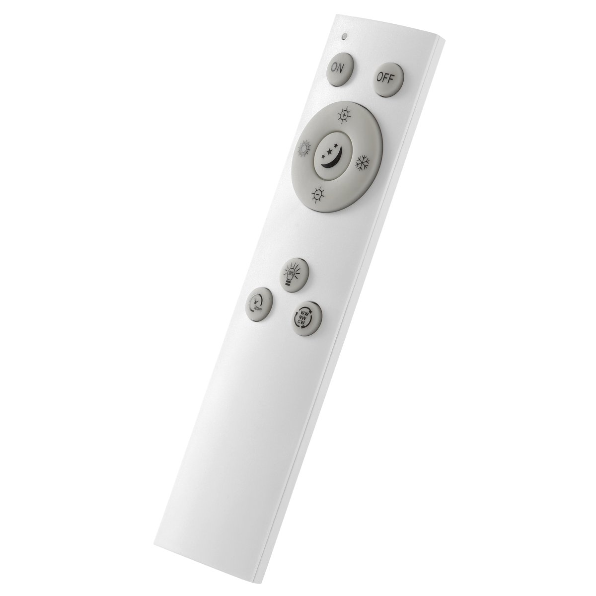 Avola 56cm Weiß deckenleuchte Von Brilliant - Darüber hinaus verfügt Avola über einen praktischen Timer, eine Memory-Funktion und eine Nachtlichtfunktion für alle Gelegenheiten.