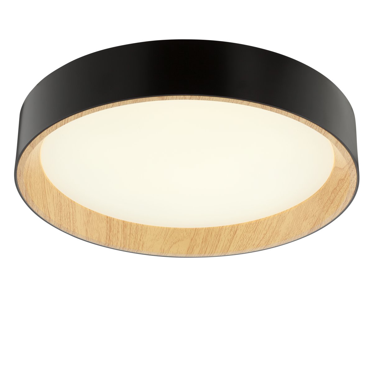 Larios Ø38 Schwarz deckenleuchte Von Brilliant - Dar&uuml;ber hinaus verf&uuml;gt Larios &uuml;ber einen Timer und eine Nachtlichtfunktion und ist somit die perfekte Wahl f&uuml;r Schlafzimmer oder andere R&auml;ume, in denen Sie eine ruhige und stimmungsvolle Umgebung schaffen m&ouml;chten.