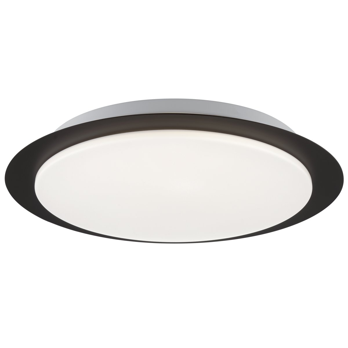 Vittoria Ø33 Schwarz deckenleuchte Von Brilliant - Vittoria Plafond ist eine praktische und moderne Beleuchtungslösung aus Metall und Kunststoff.