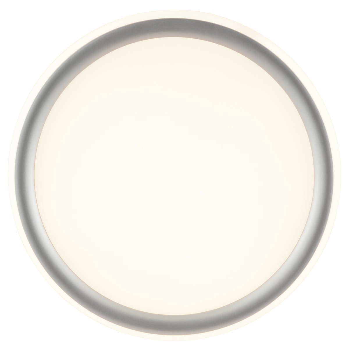 Carloz Ø30 Silber deckenleuchte Von Brilliant - Carloz ist eine intelligente und elegante Lösung, die sich gleichermaßen gut in Wohnzimmer, Schlafzimmer oder Küchen einfügt, wo im Tagesverlauf unterschiedliche Helligkeitsstufen und Stimmungen benötigt werden.