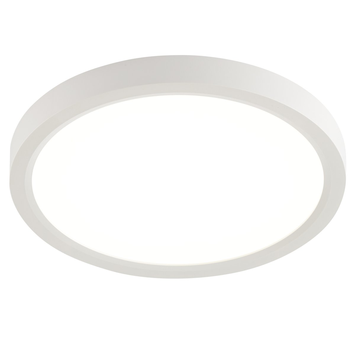 Galo Ø23cm Weiß deckenleuchte Von Brilliant - Mit einer Helligkeit von 1700 Lumen und einer Lichtfarbe von 4000 K spendet die Leuchte helles und gleichmäßiges Licht, perfekt für Räume, in denen klare Sicht wichtig ist – ohne die Atmosphäre zu beeinträchtigen.