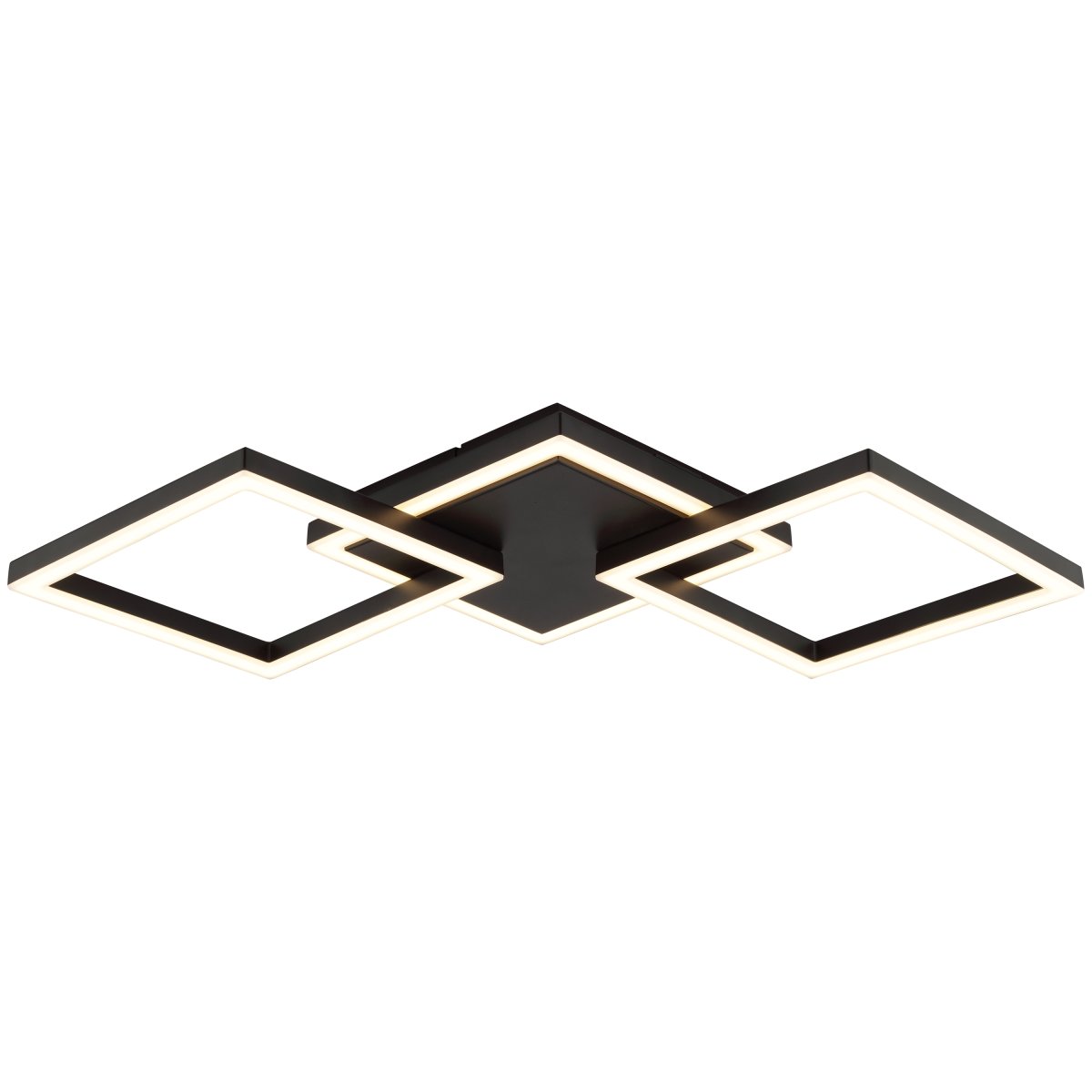 Jorvic 62cm Schwarz deckenleuchte Von Brilliant - Das Design ist modern, luftig und zugleich markant, was die Leuchte zum perfekten Blickfang in minimalistisch oder modern eingerichteten Räumen macht.