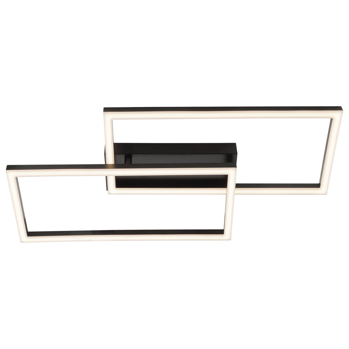 Jorvic 60cm Schwarz deckenleuchte Von Brilliant - Das Design ist modern, luftig und zugleich markant, was die Leuchte zum perfekten Blickfang in minimalistisch oder modern eingerichteten Räumen macht.