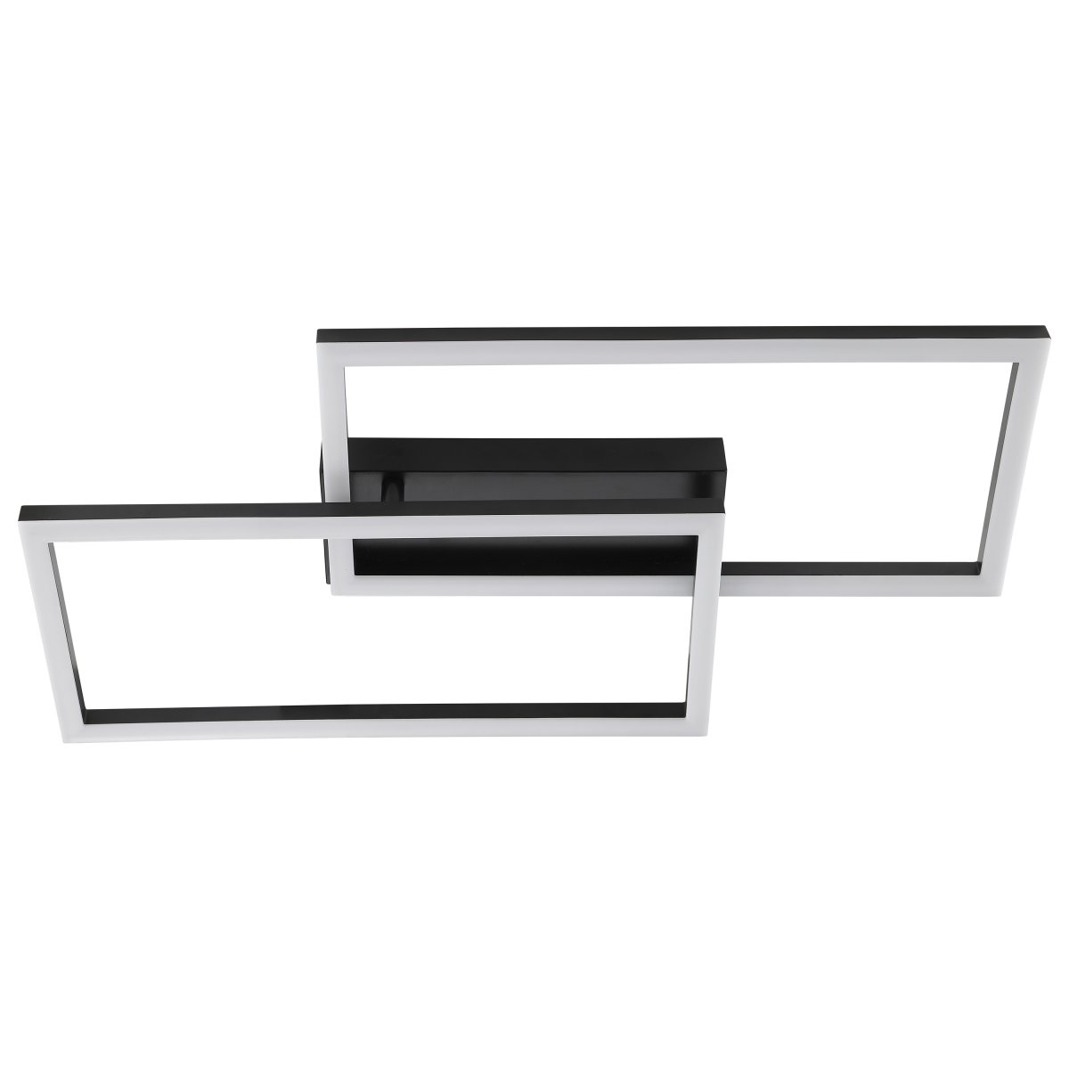 Jorvic 60cm Schwarz deckenleuchte Von Brilliant - Das Design ist modern, luftig und zugleich markant, was die Leuchte zum perfekten Blickfang in minimalistisch oder modern eingerichteten Räumen macht.