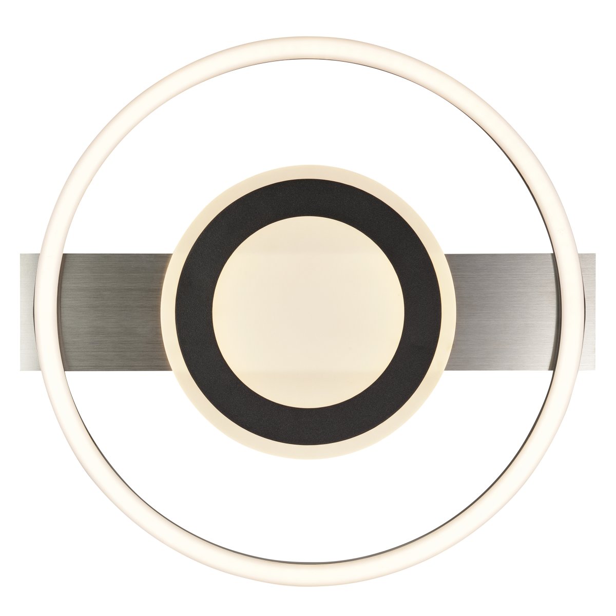 Maureen Ø40 Schwarz deckenleuchte Von Brilliant - Die Kombination aus Material und Farbe verleiht der Leuchte einen edlen Ausdruck, der sowohl in modern eingerichtete als auch in industriell inspirierte Umgebungen passt.