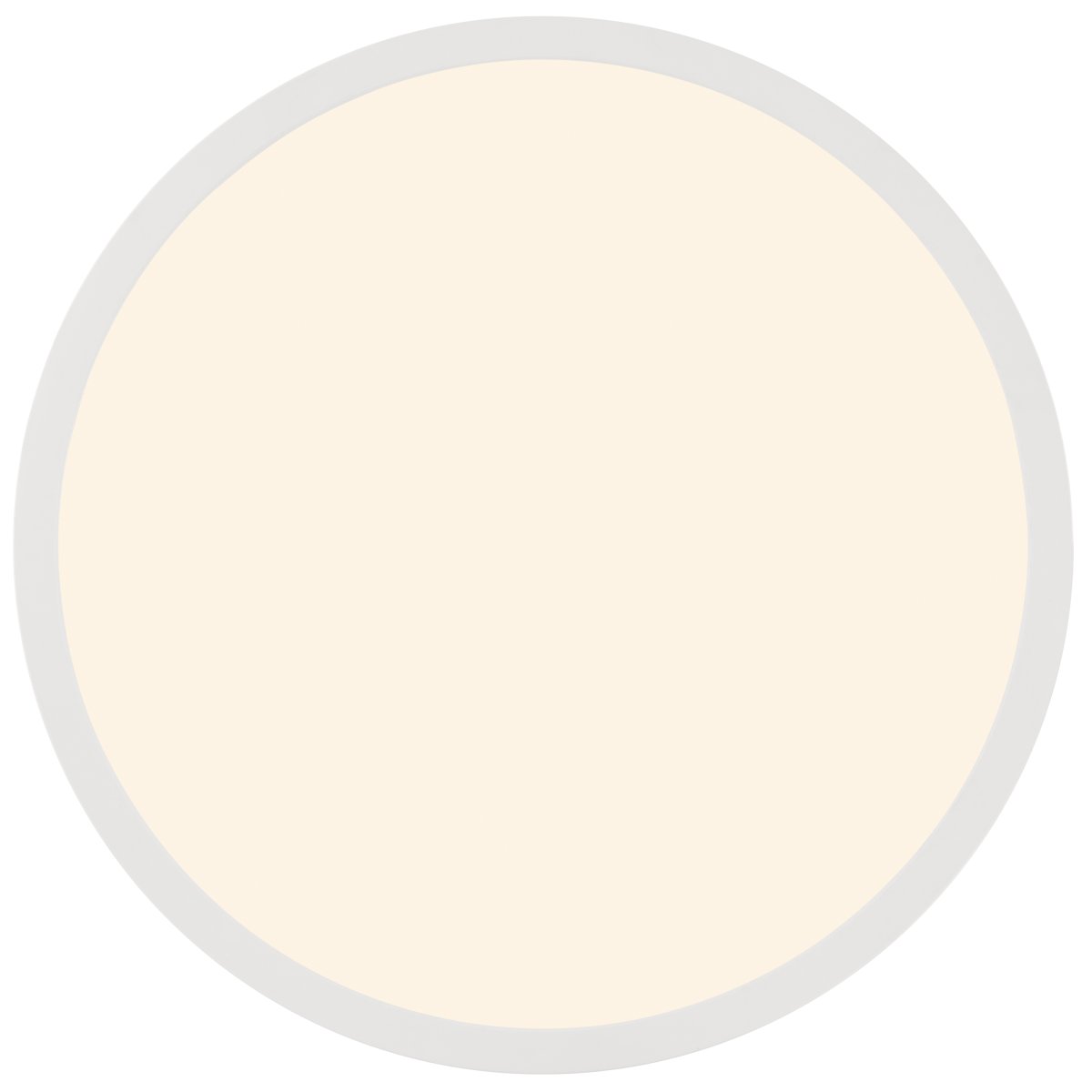 Jade Ø38 Weiß badezimmerlampe Von Brilliant - Der weiße Rahmen umschließt ein großes LED-Panel, das ein helles und gleichmäßiges Licht über die gesamte Fläche abgibt – perfekt für Räume, in denen gute Beleuchtung wichtig ist.