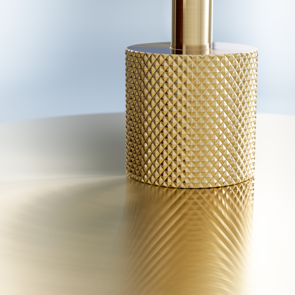 Gil il Grande 37cm Messing tischlampe Von Herstal - 