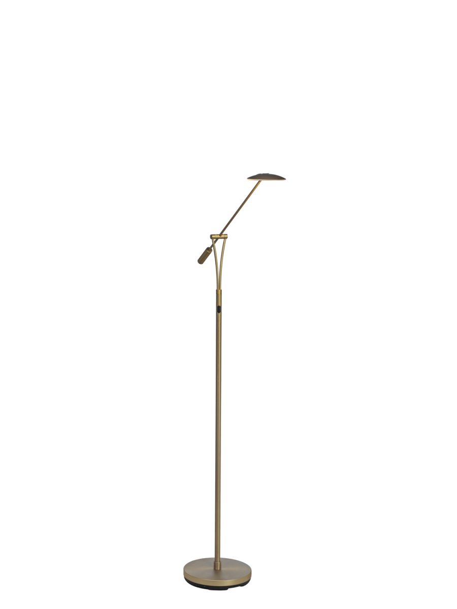Recco Mattes Messing stehlampe Von Texa Design - 
